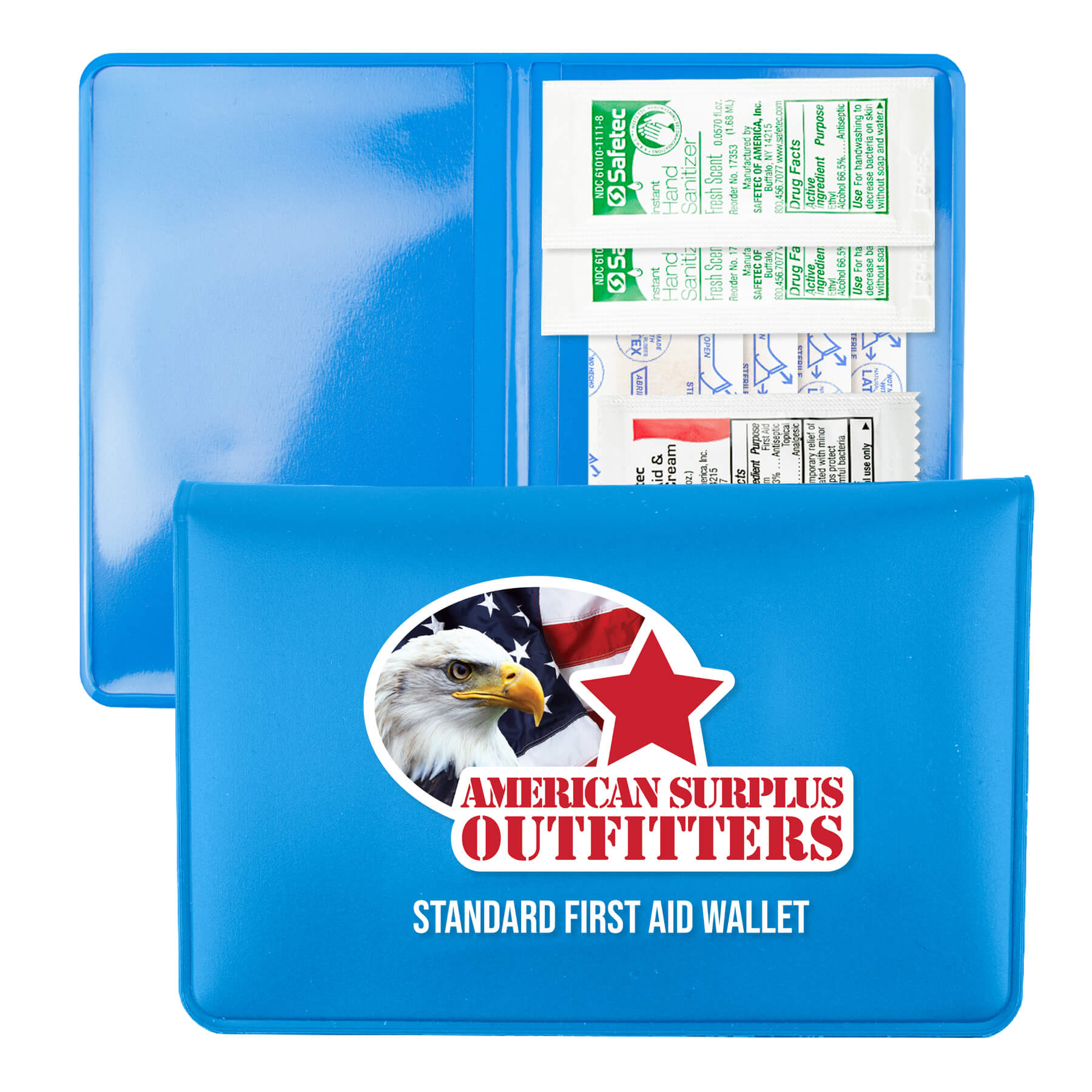 Bright Blue Imprinted